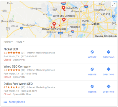 Google Local Map Pack Google Local Map Pack