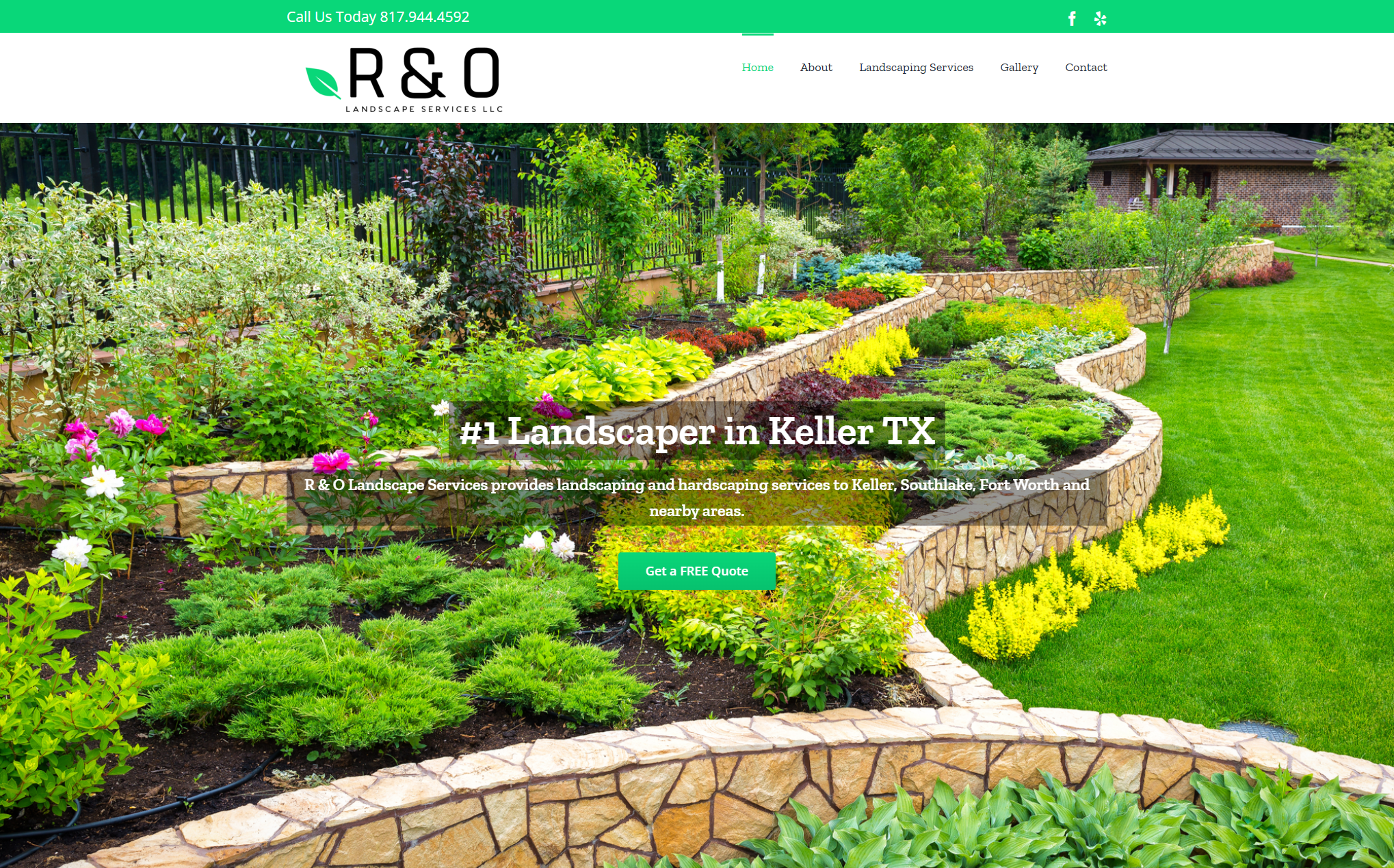 web design service for landscapers