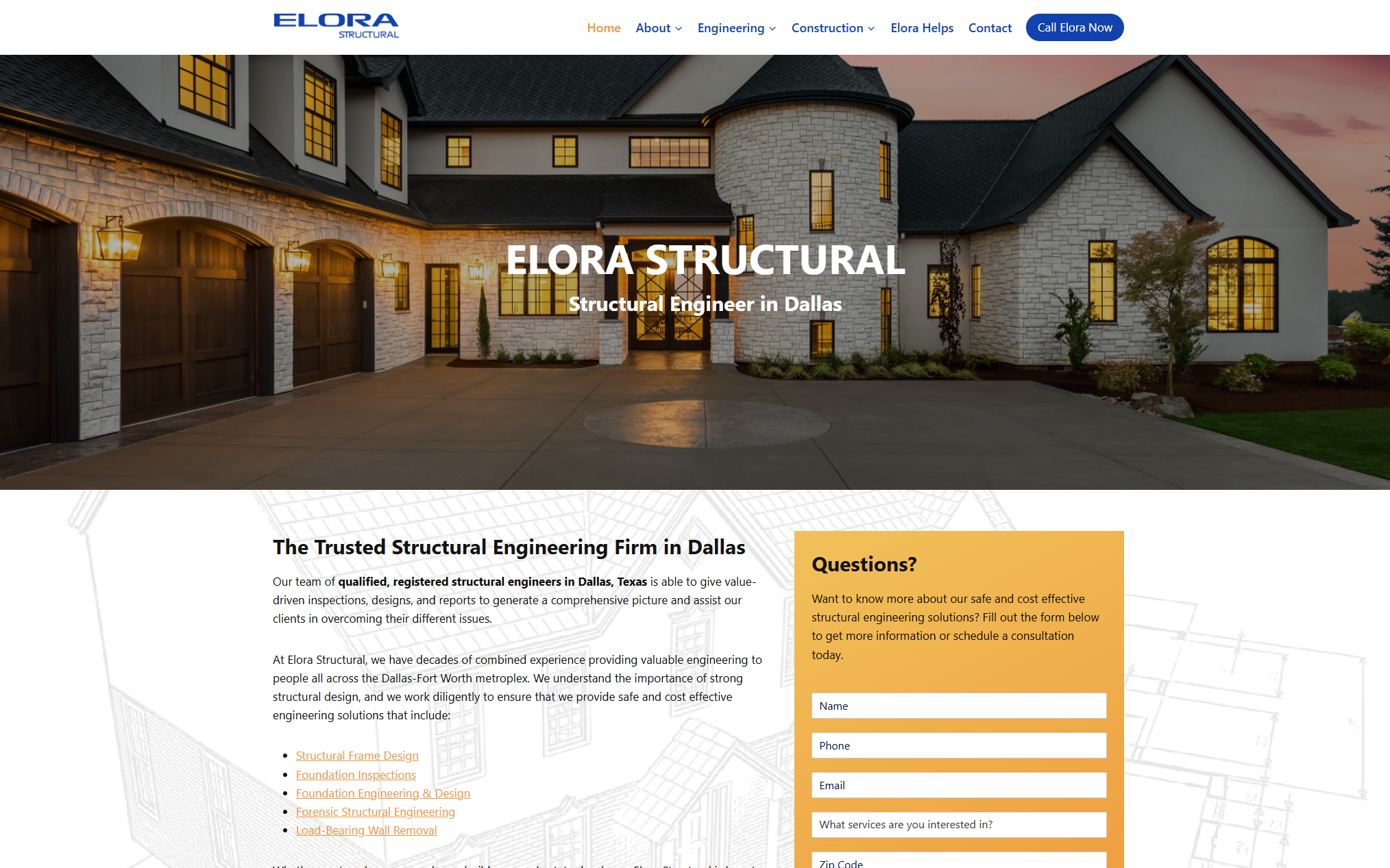 web design service for structural engineers