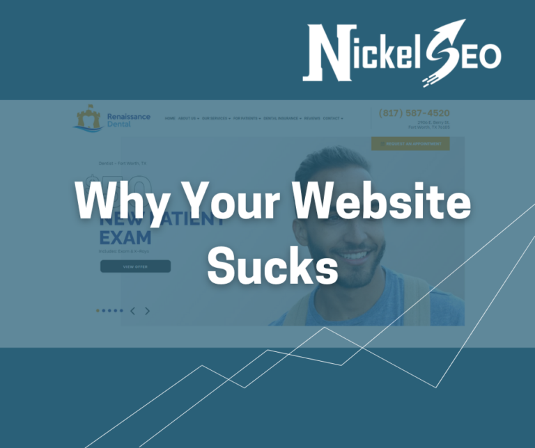 Why Your Website Sucks