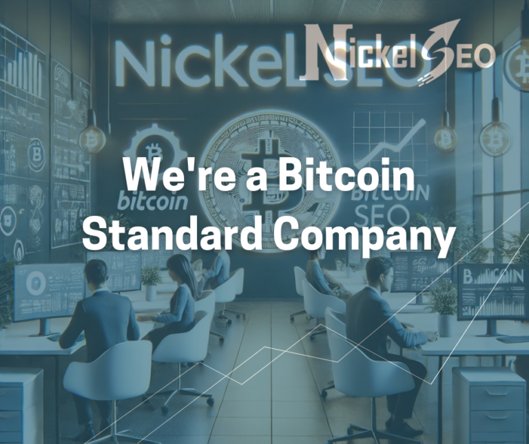 We're a Bitcoin Standard Company