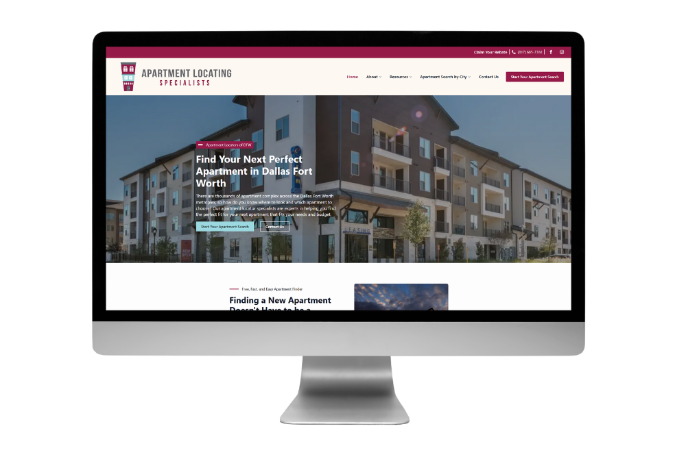 Web Design for Apartment Locators