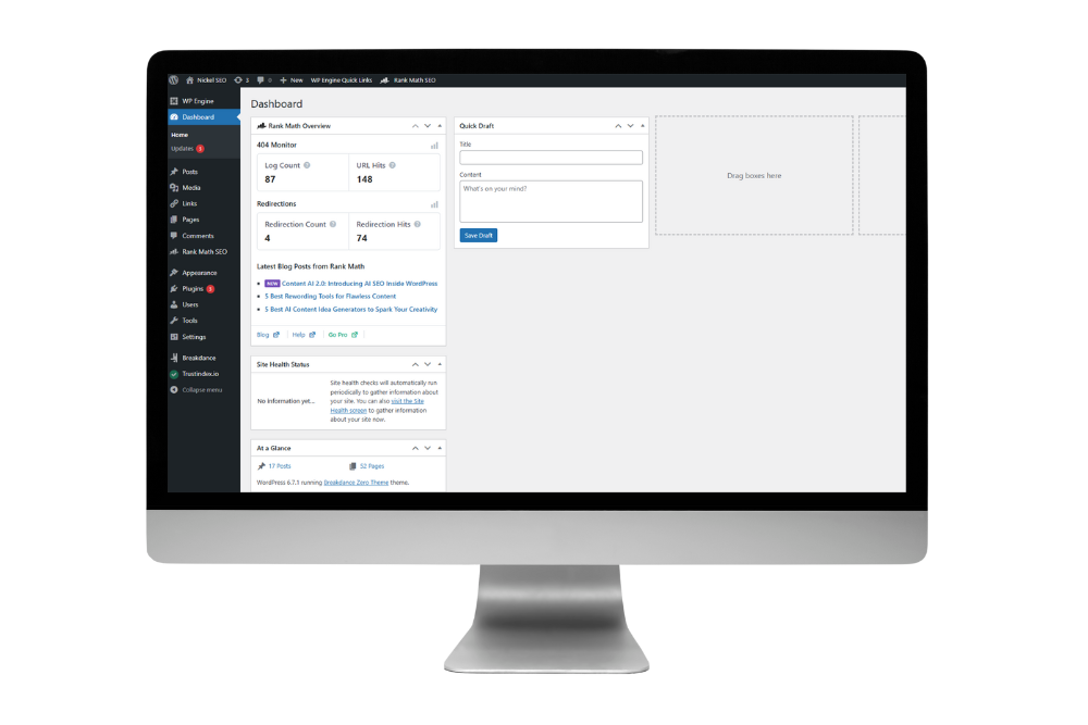 wordpress website management