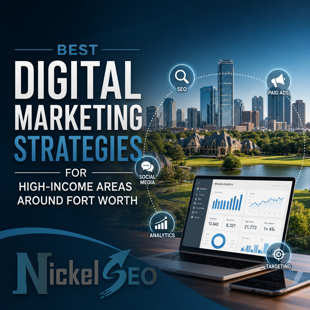 Best Digital Marketing Strategies for High-Income Areas Around Fort Worth