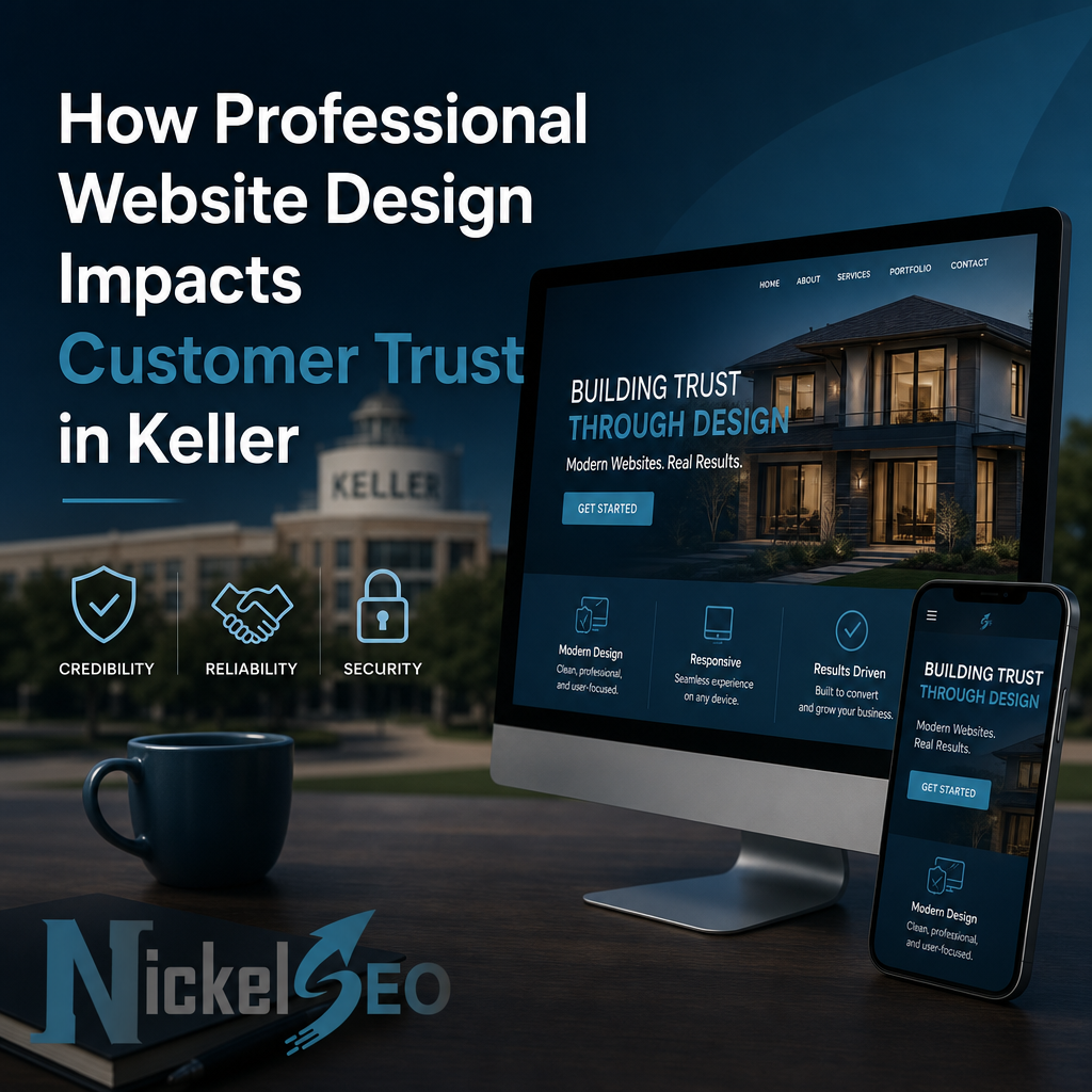 How Professional Website Design Impacts Customer Trust in Keller