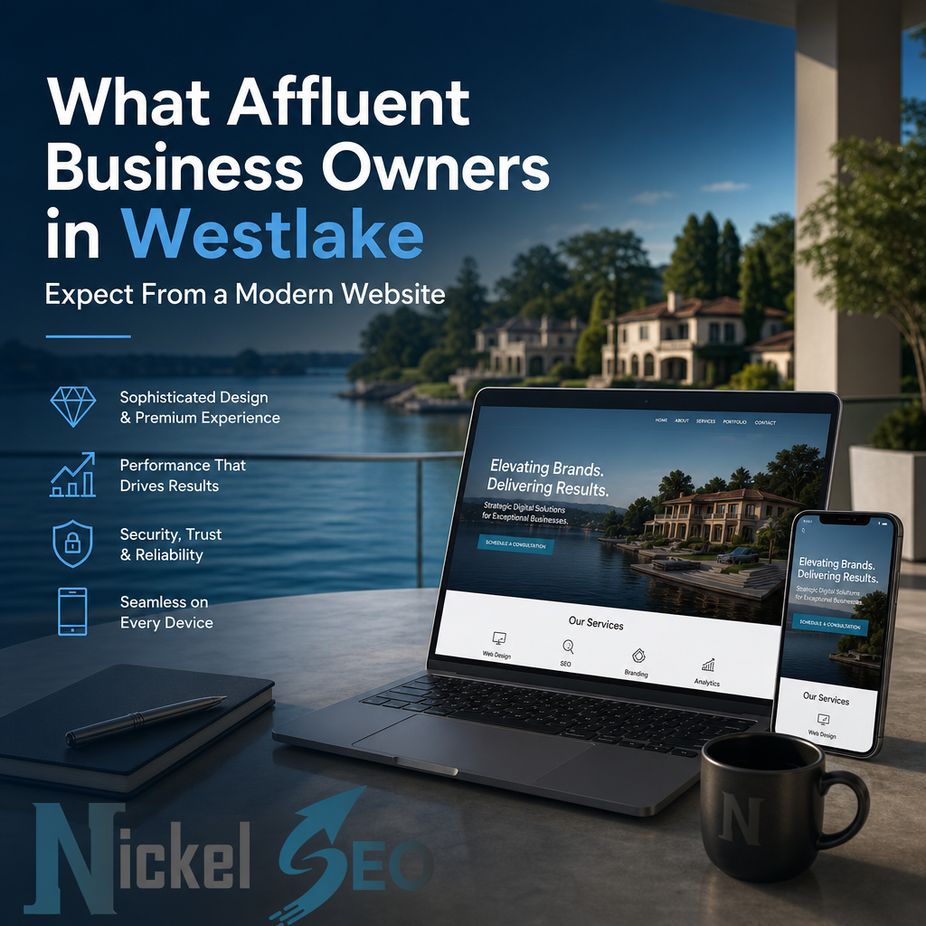 What Affluent Business Owners in Westlake Expect From a Modern Website
