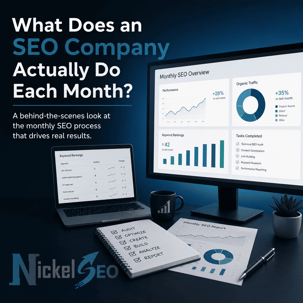 What Does an SEO Company Actually Do Each Month?